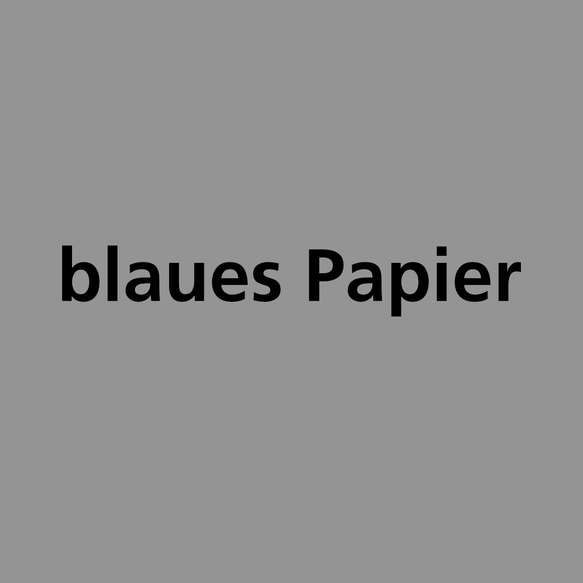 blaues Papier, waste-art Georg Marbet