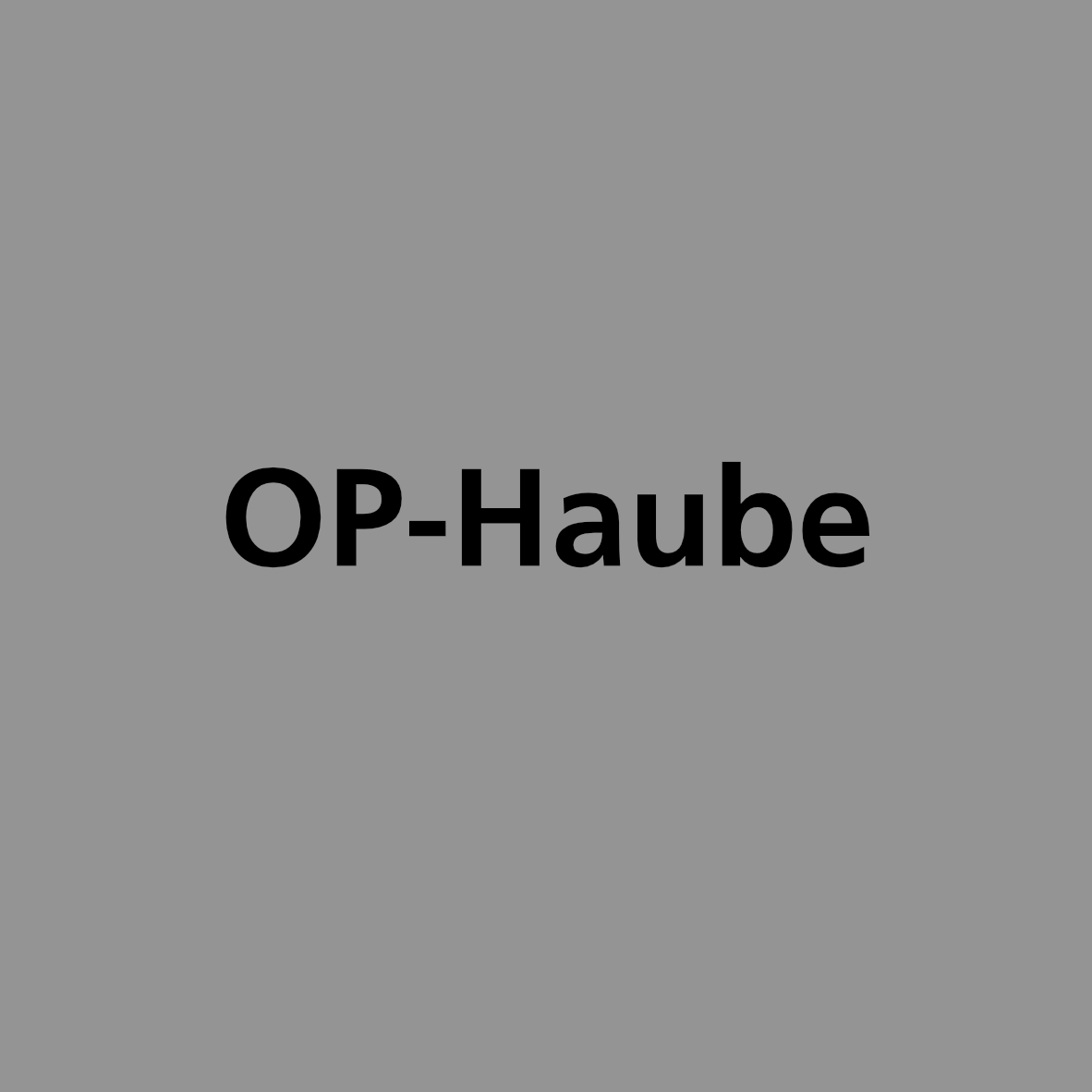 OP-Haube, waste-art Georg Marbet